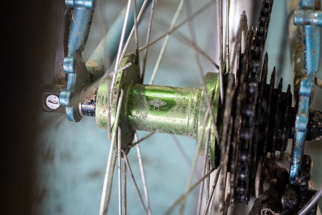 Rivendell / Suzue 7sp Rear Hub Green | The Merry Sales Co.